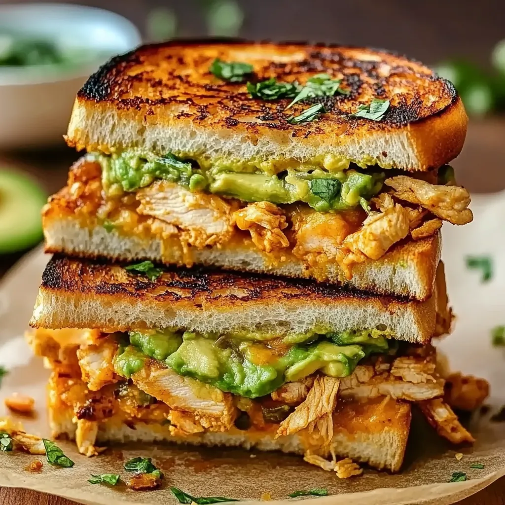 Golden Chicken Avocado Melt