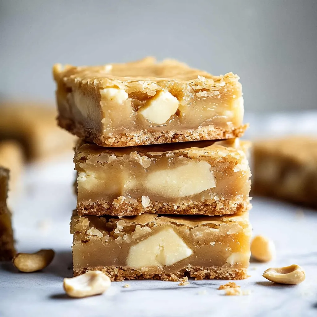 Seriously Soft White Chocolate Blondies (Chunky and Chewy)