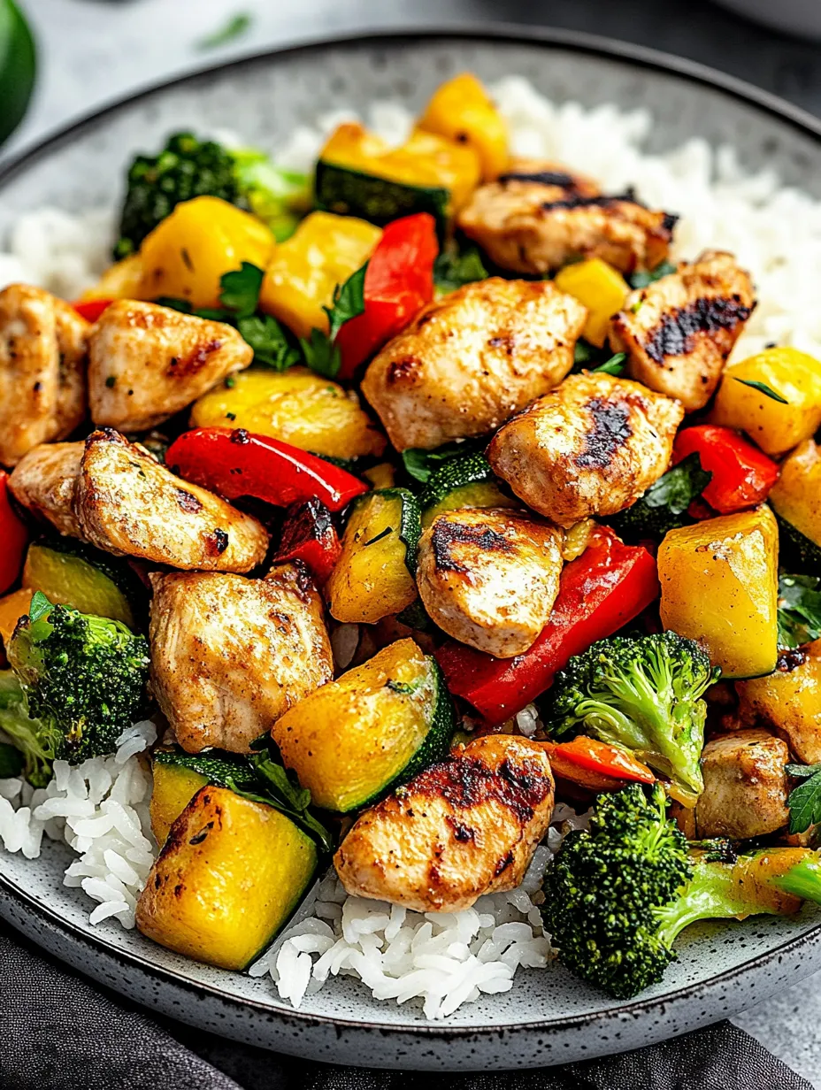 One-Skillet Healthy Chicken with Veggies – Fast & Tasty!