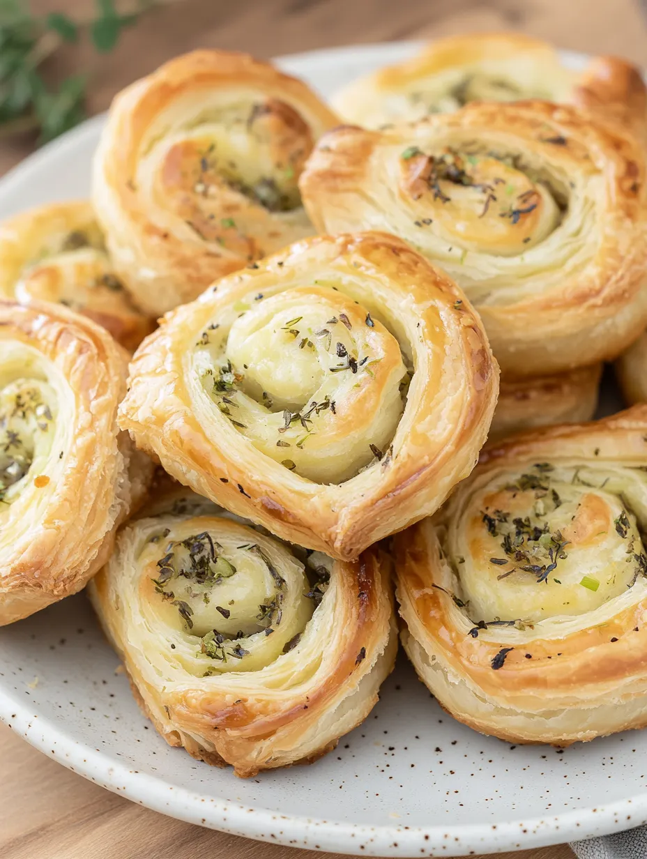 Pesto Cream Cheese Puff Pastry Spirals – Crunchy, Lush and Fragrant