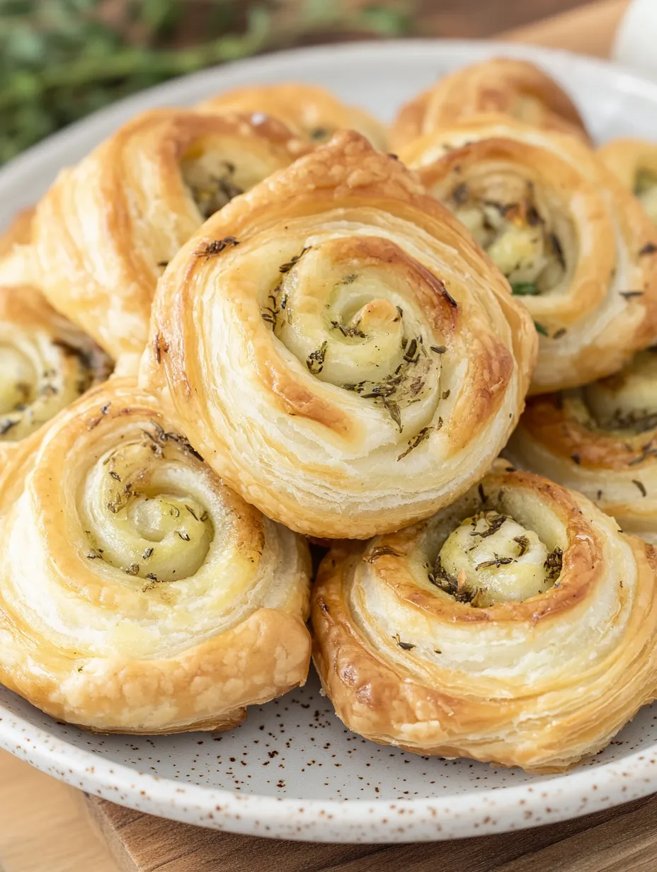 Pesto Cream Cheese Puff Pastry Spirals – Bold, Crunchy and Absolutely Tasty
