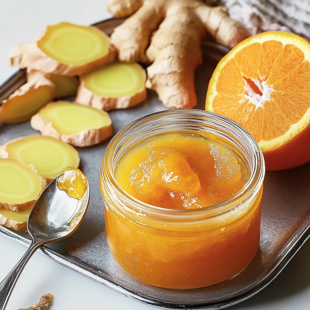 Zesty Orange Ginger Marmalade