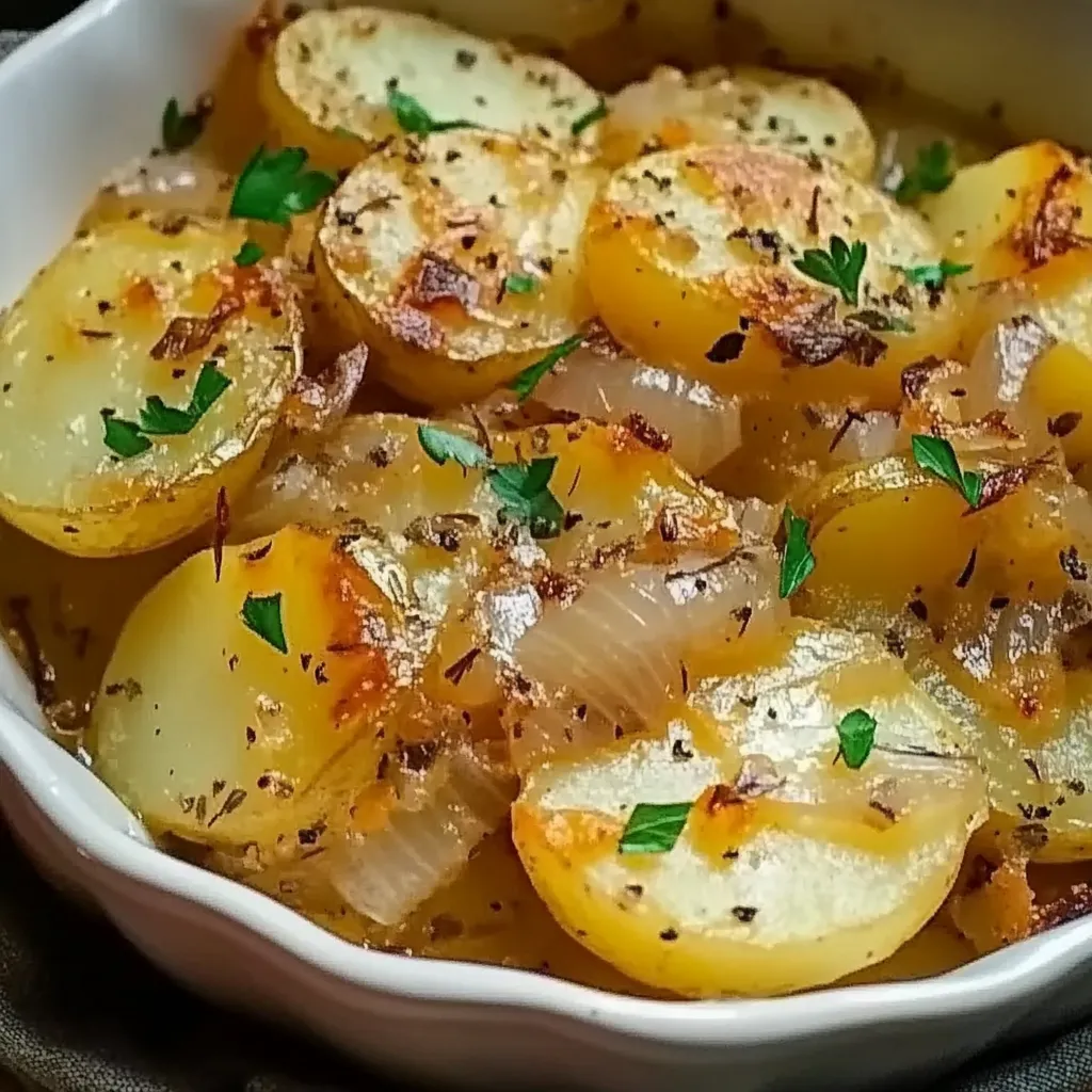 Slow Cooker Lipton Onion Potatoes