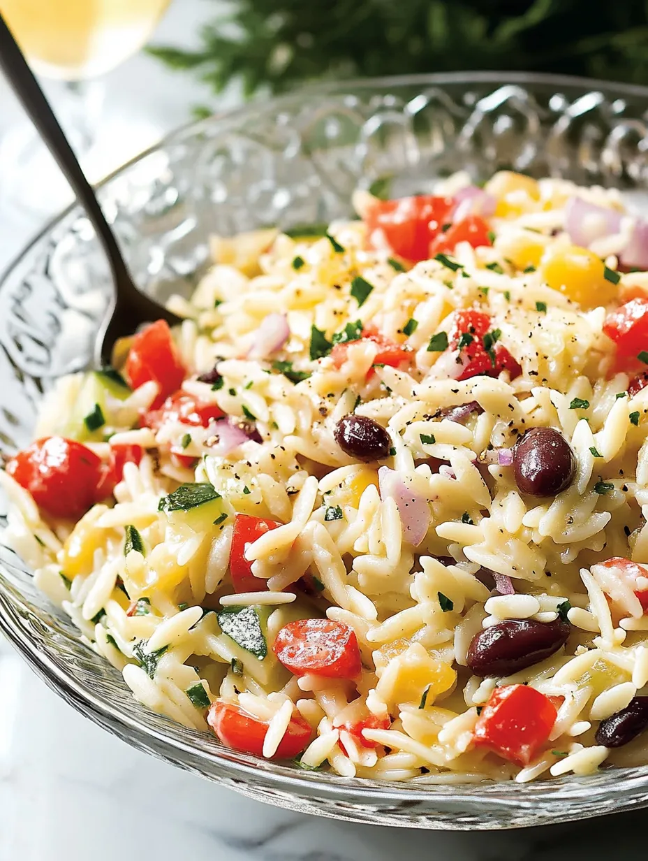 Mediterranean Orzo Salad Recipe