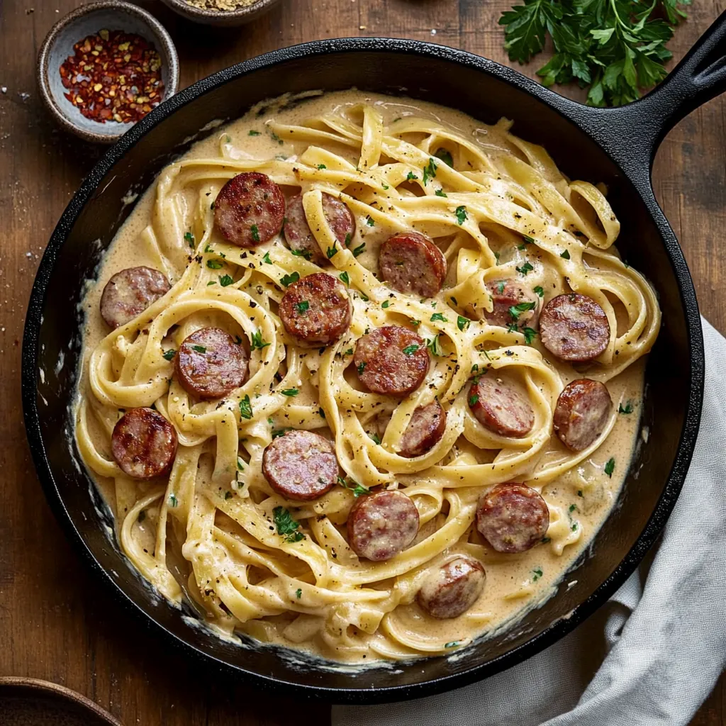 Cajun Smoked Sausage Pasta