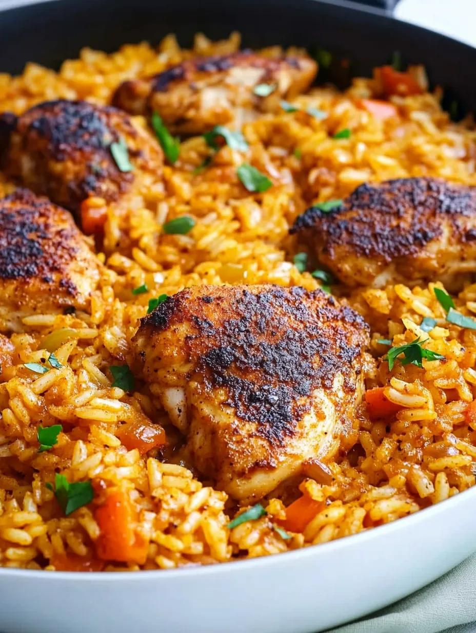 One-Pot Spicy Cajun Chicken & Rice