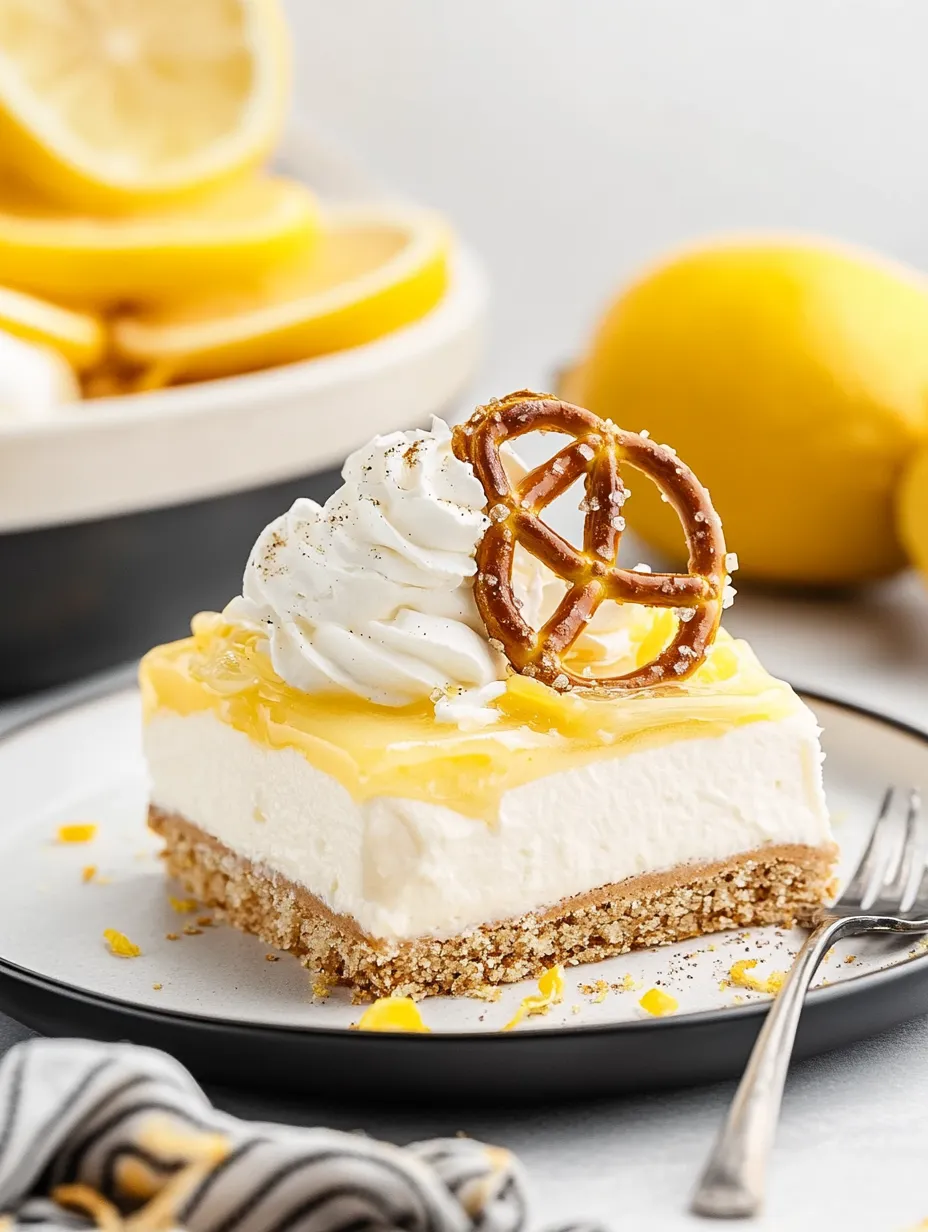 Best Lemon Pretzel Dessert Recipe