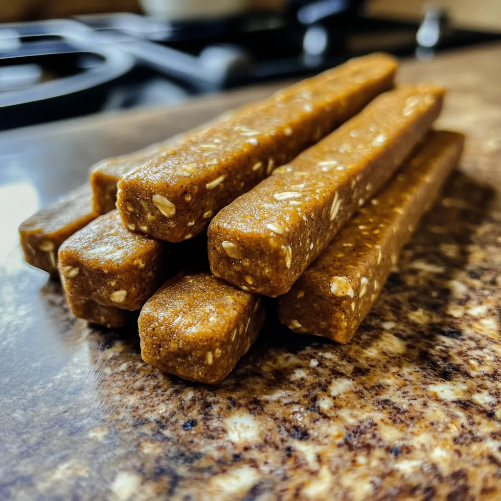 Homemade Pumpkin & Oatmeal Dog Snack Sticks