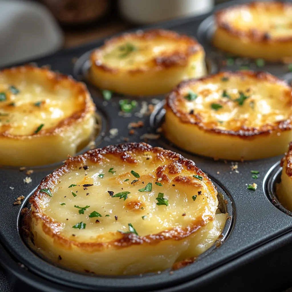 A tray of food with a green herb on top.