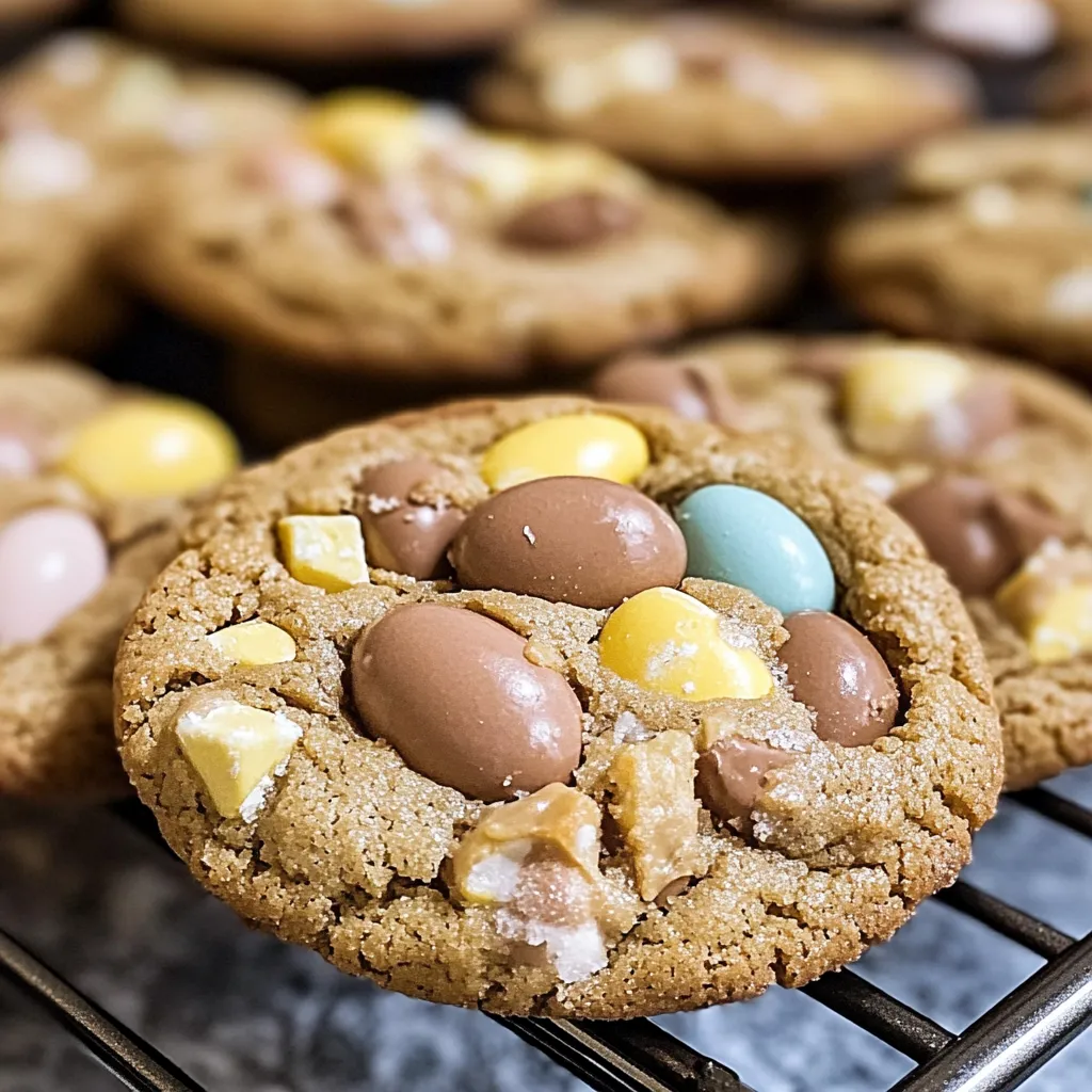A tray of cookies with various toppings.