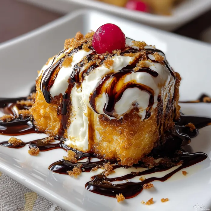 A chocolate covered dessert with a cherry on top.
