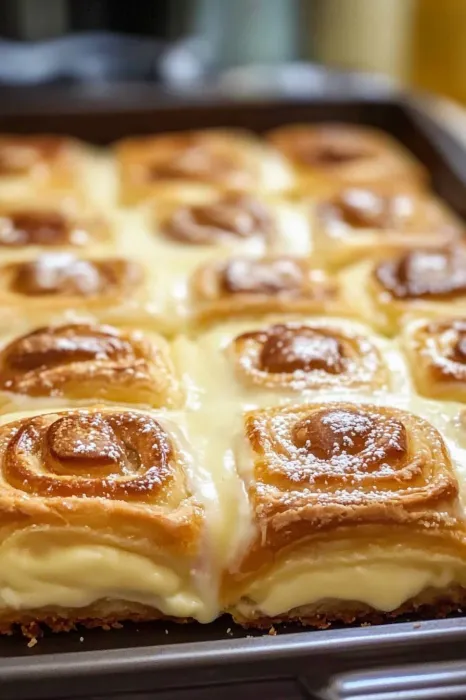 A close up of a pastry with a glaze.