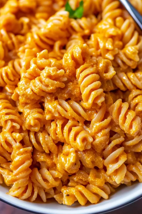 A close up of a bowl of pasta.