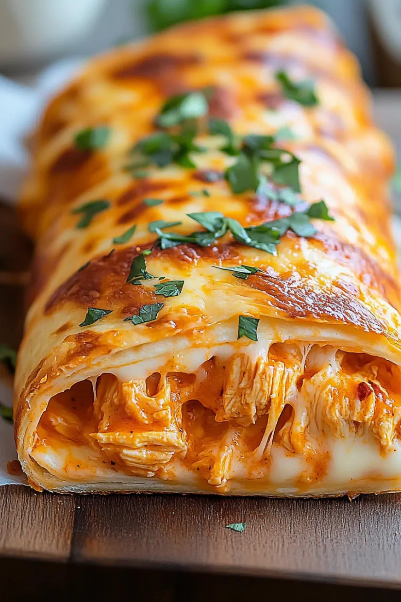 A slice of pizza with cheese and green toppings.