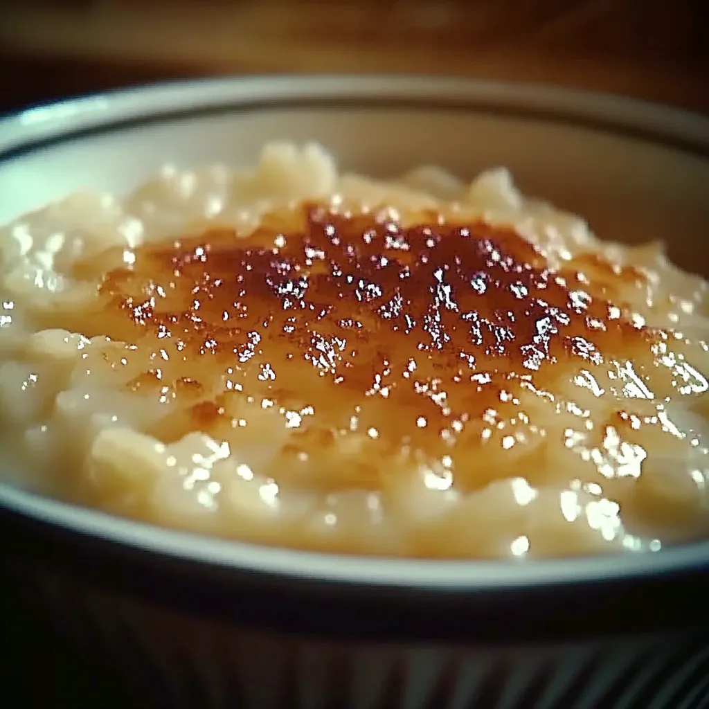 A bowl filled with a creamy and comforting dish.