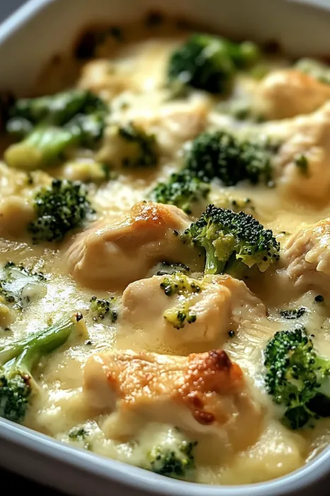 A close up of a piece of chicken with broccoli on top.