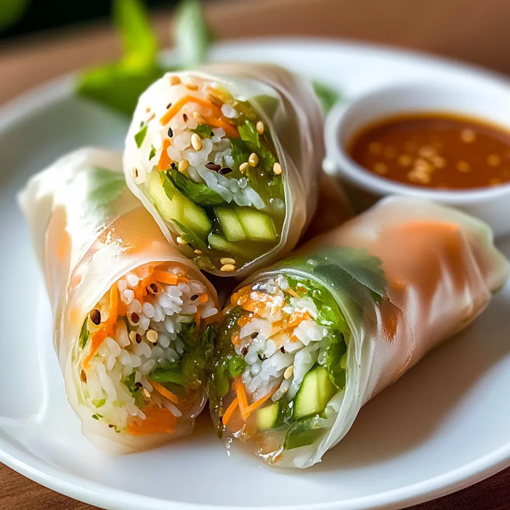 A plate of rolls with sauce.