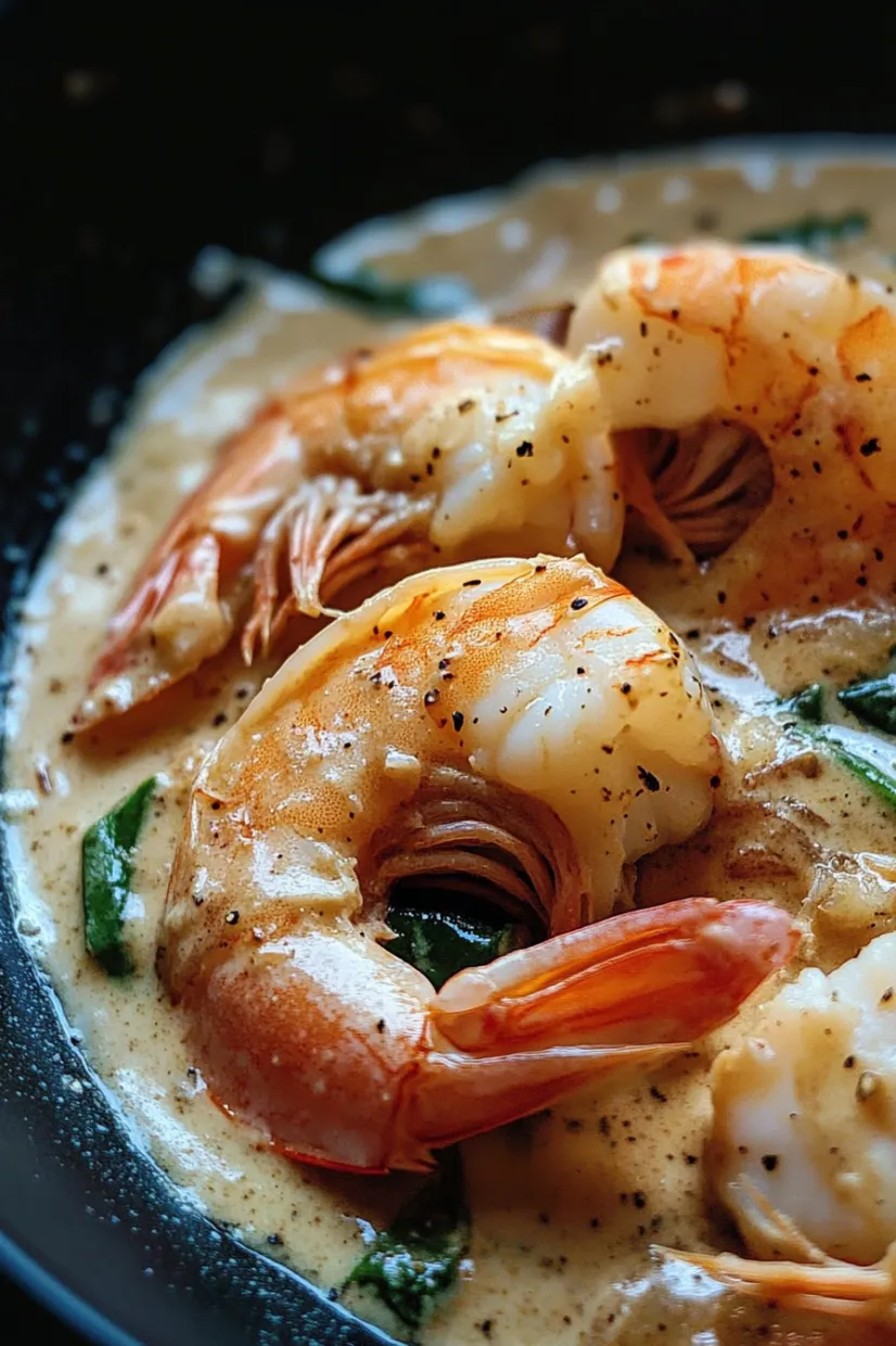 Shrimp in a bowl.