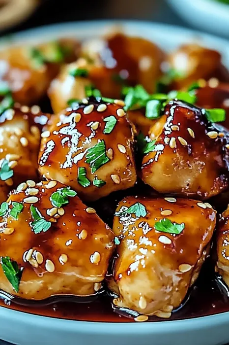 A plate of food with a sauce.