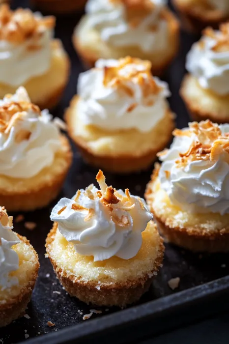 A close up of a cupcake with white frosting and coconut sprinkles.