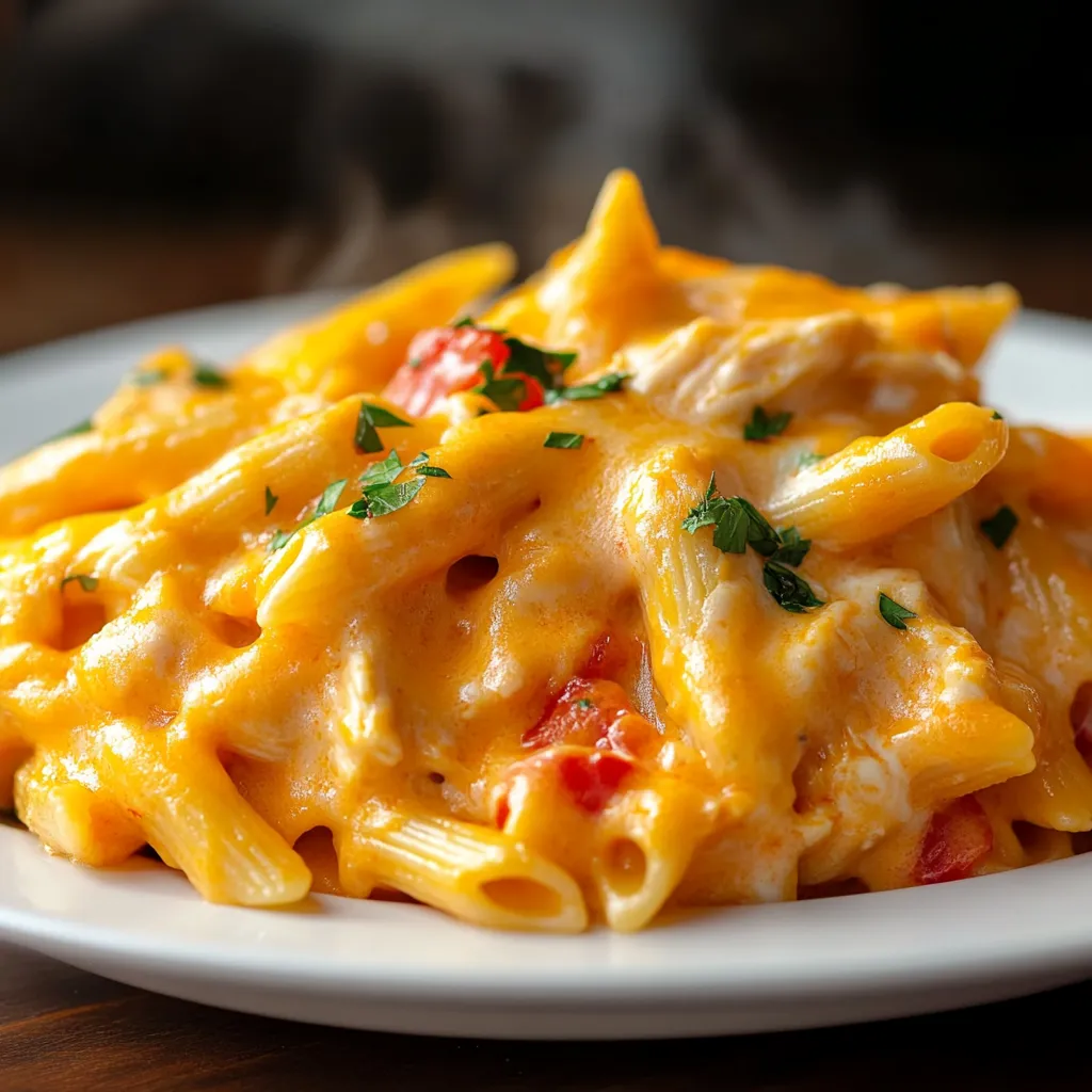 A plate of pasta with cheese and tomatoes.