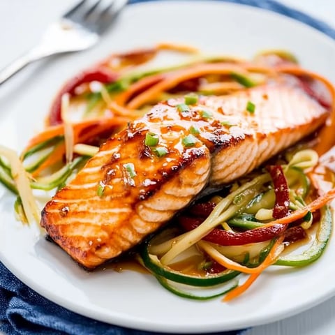 Honey Garlic Baked Salmon