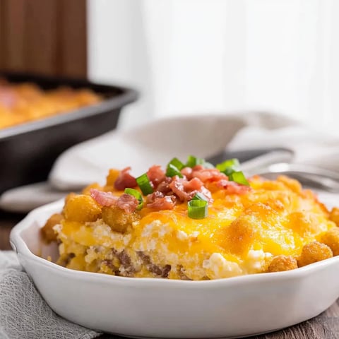 Tater Tot Breakfast Casserole